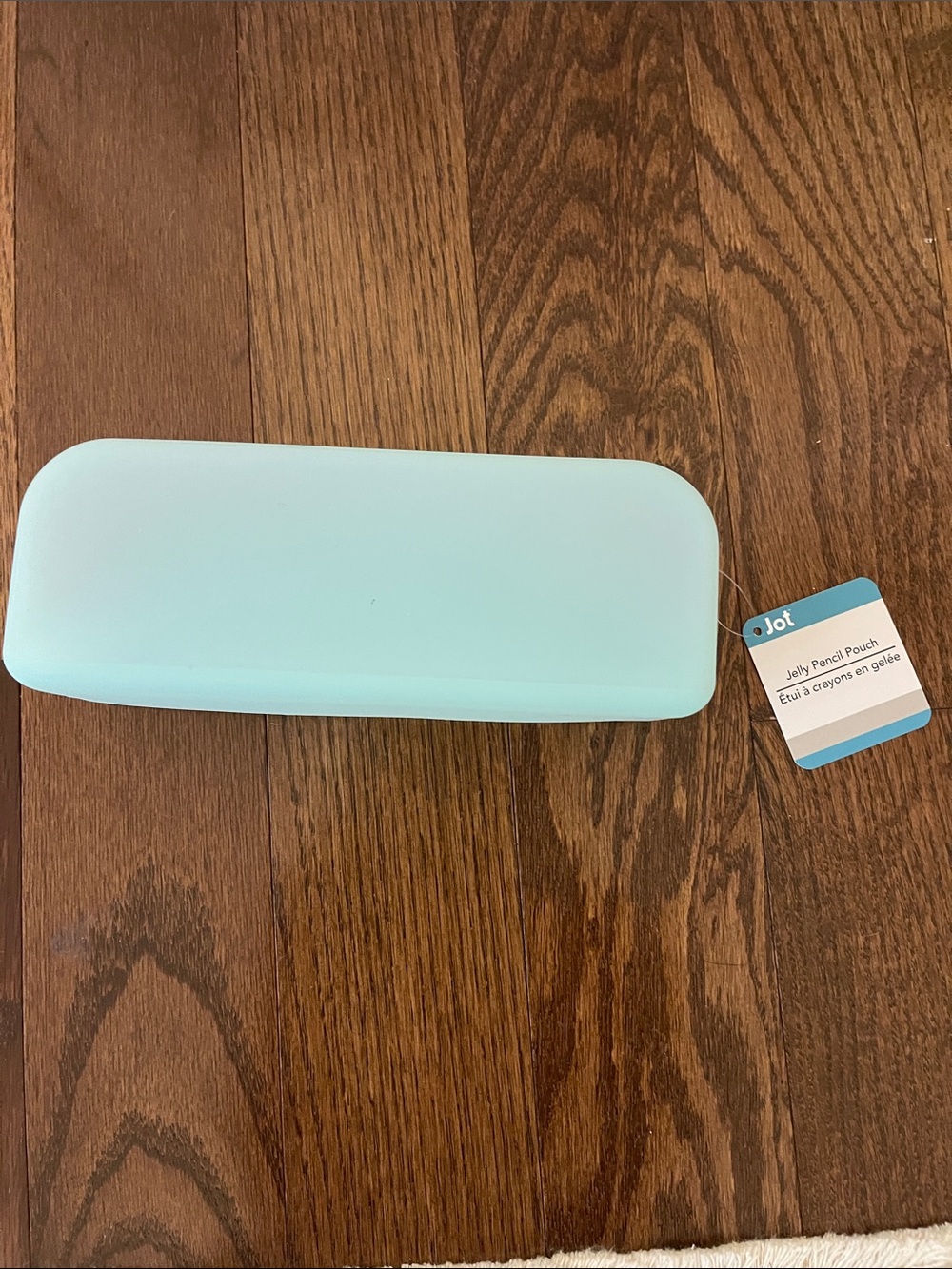 Jot Light Aqua Jelly Pencil Pouch